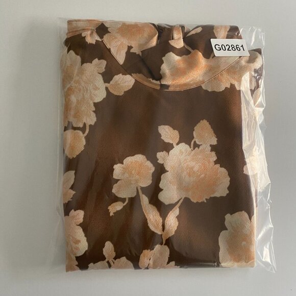 Vince Brown Floral Maxi Dress - Picture 11 of 11